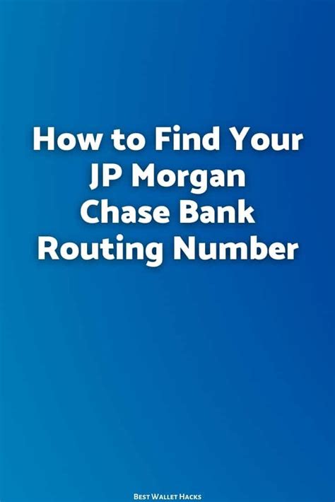 One way is to look at your online bank statements. . Chase routing number la